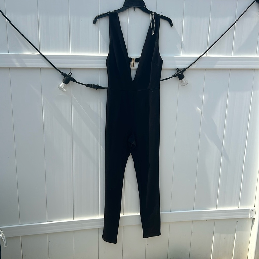 Low cut jumpsuit